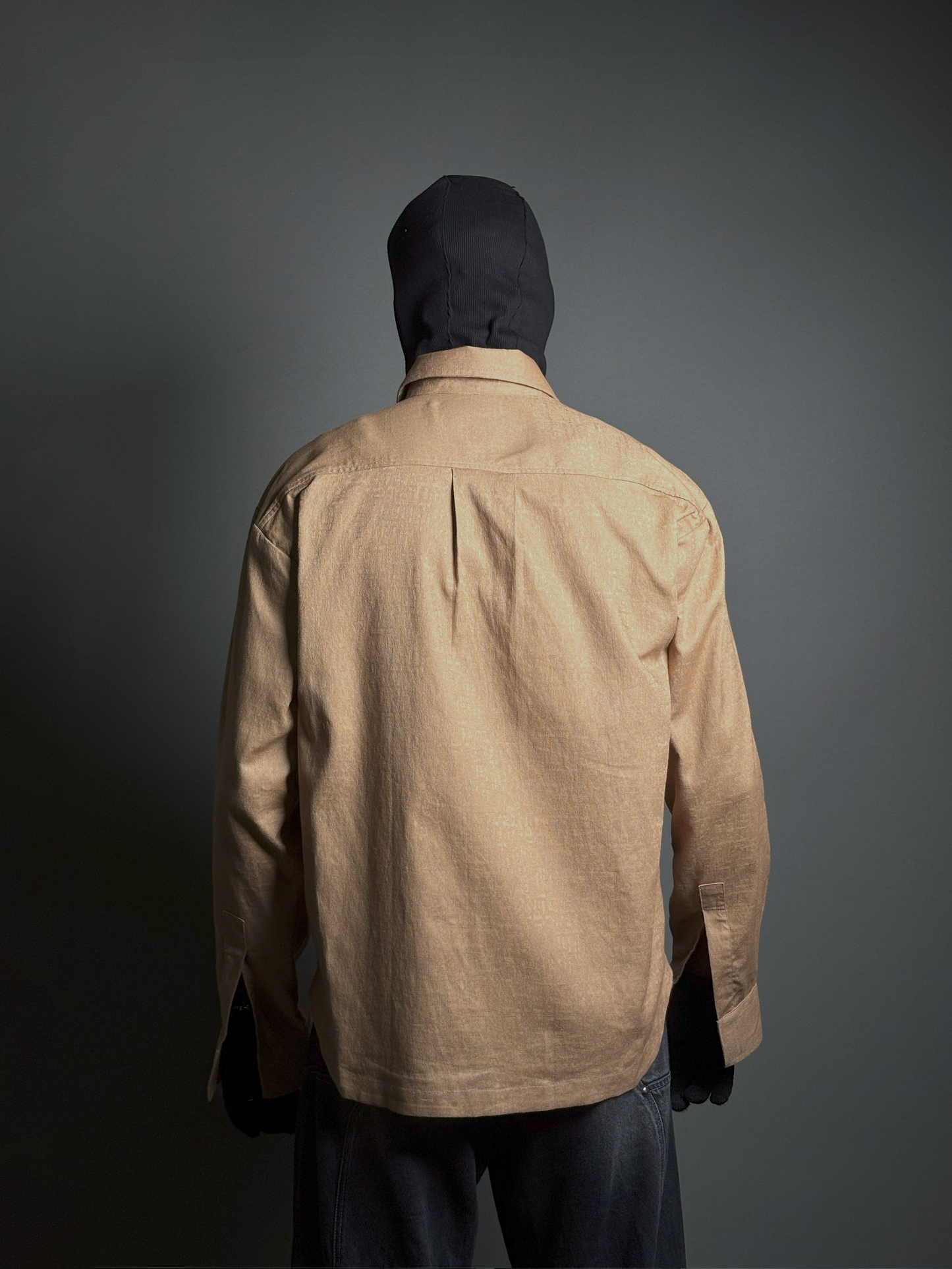 Beige Persephone's Magnetic shirt | Special patchwork