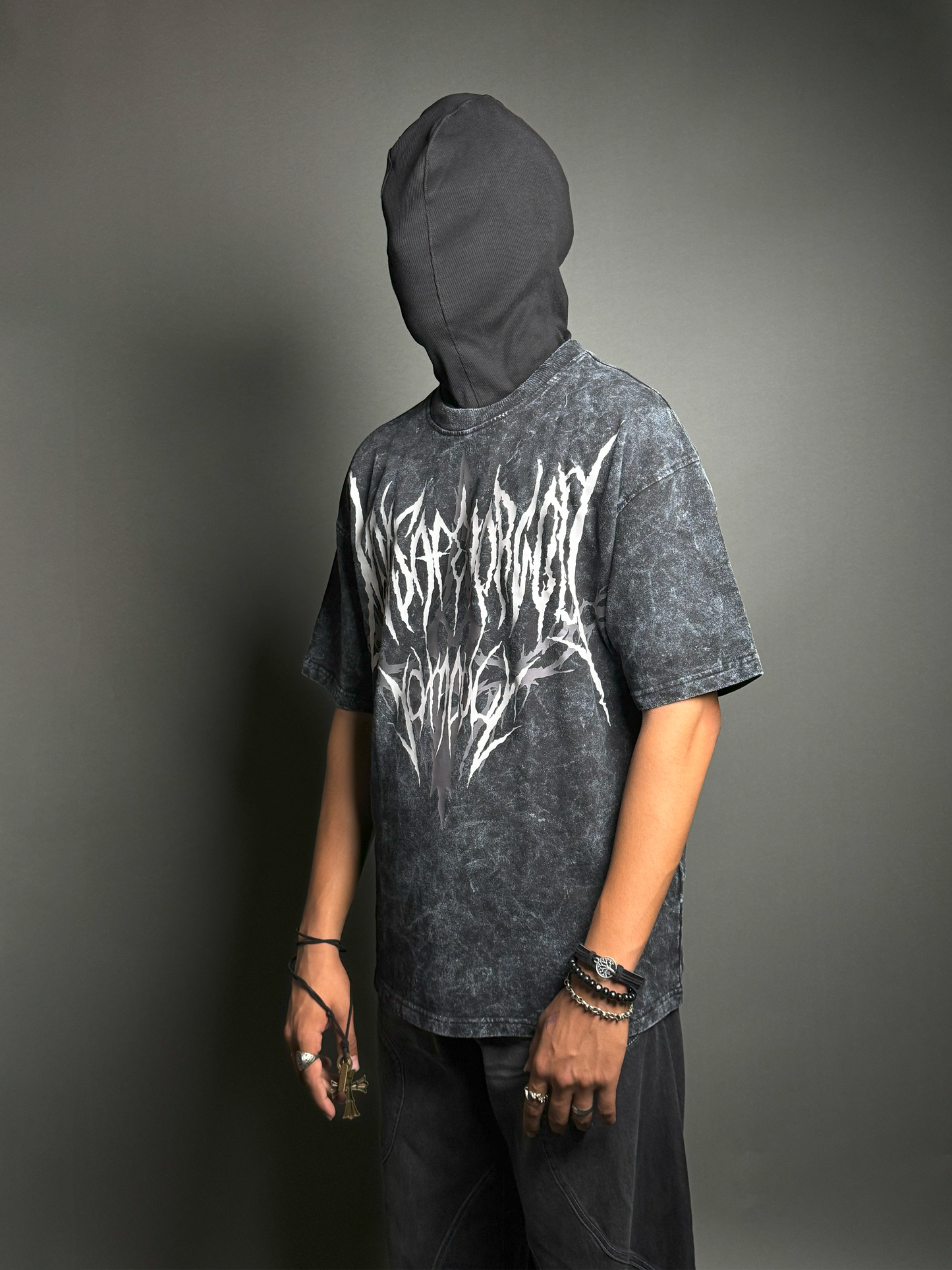 Black Metallic Signature T-shirt