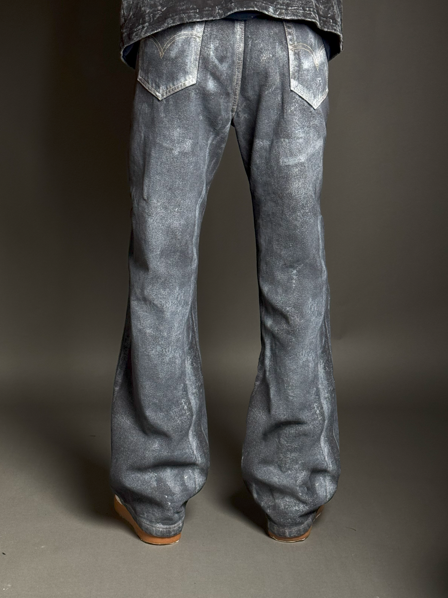 White Splash Paint pants