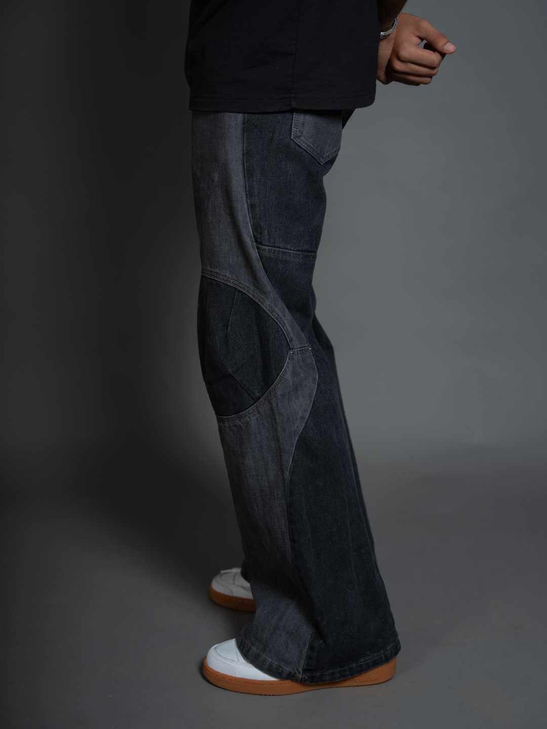 Charcoal Flared Jeans