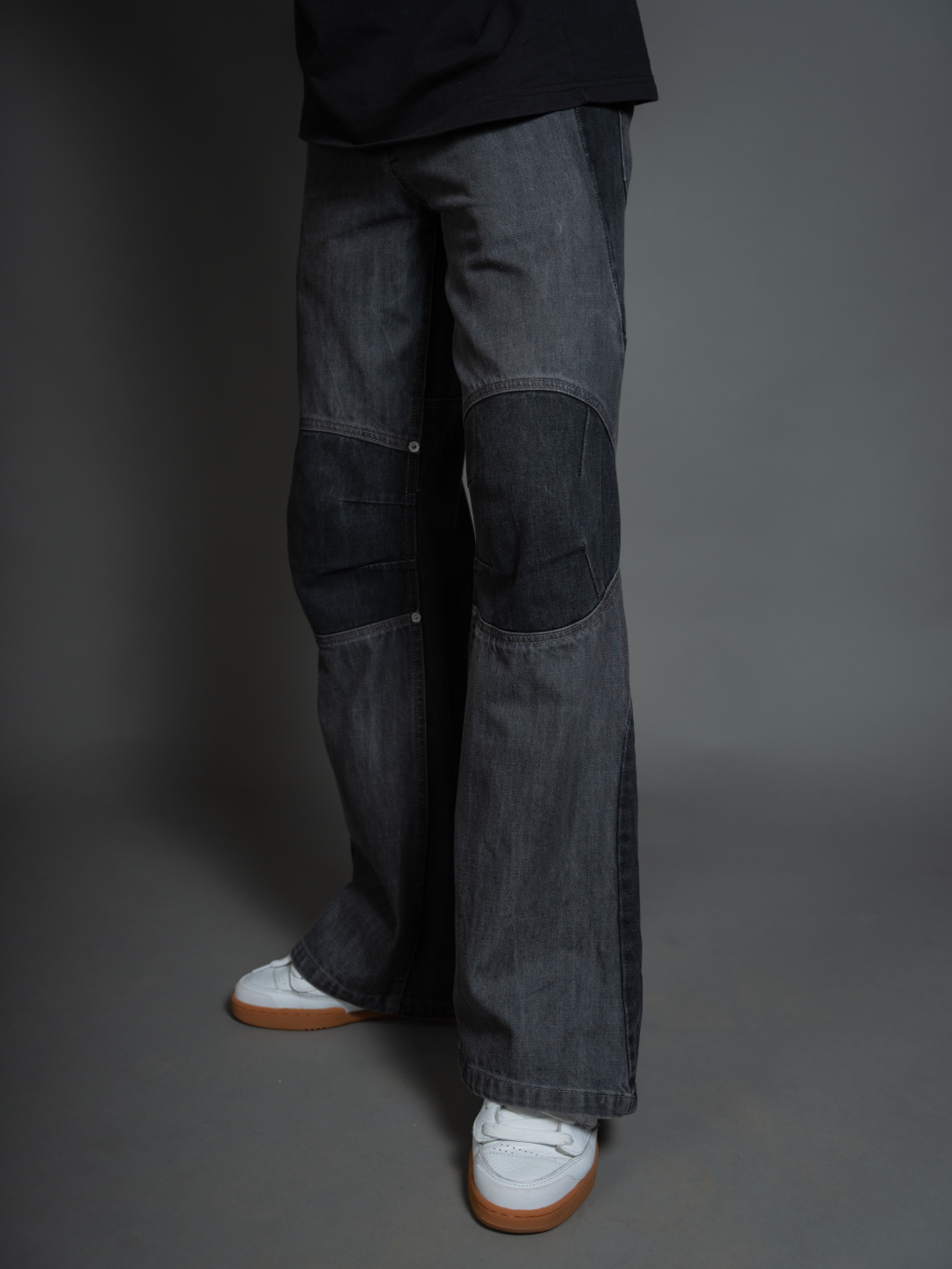 Charcoal Flared Jeans