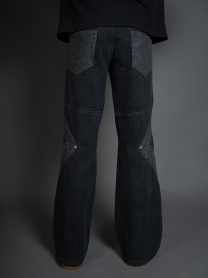 Charcoal Flared Jeans