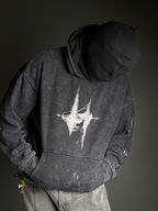 Black Metallic Signature Hoodie