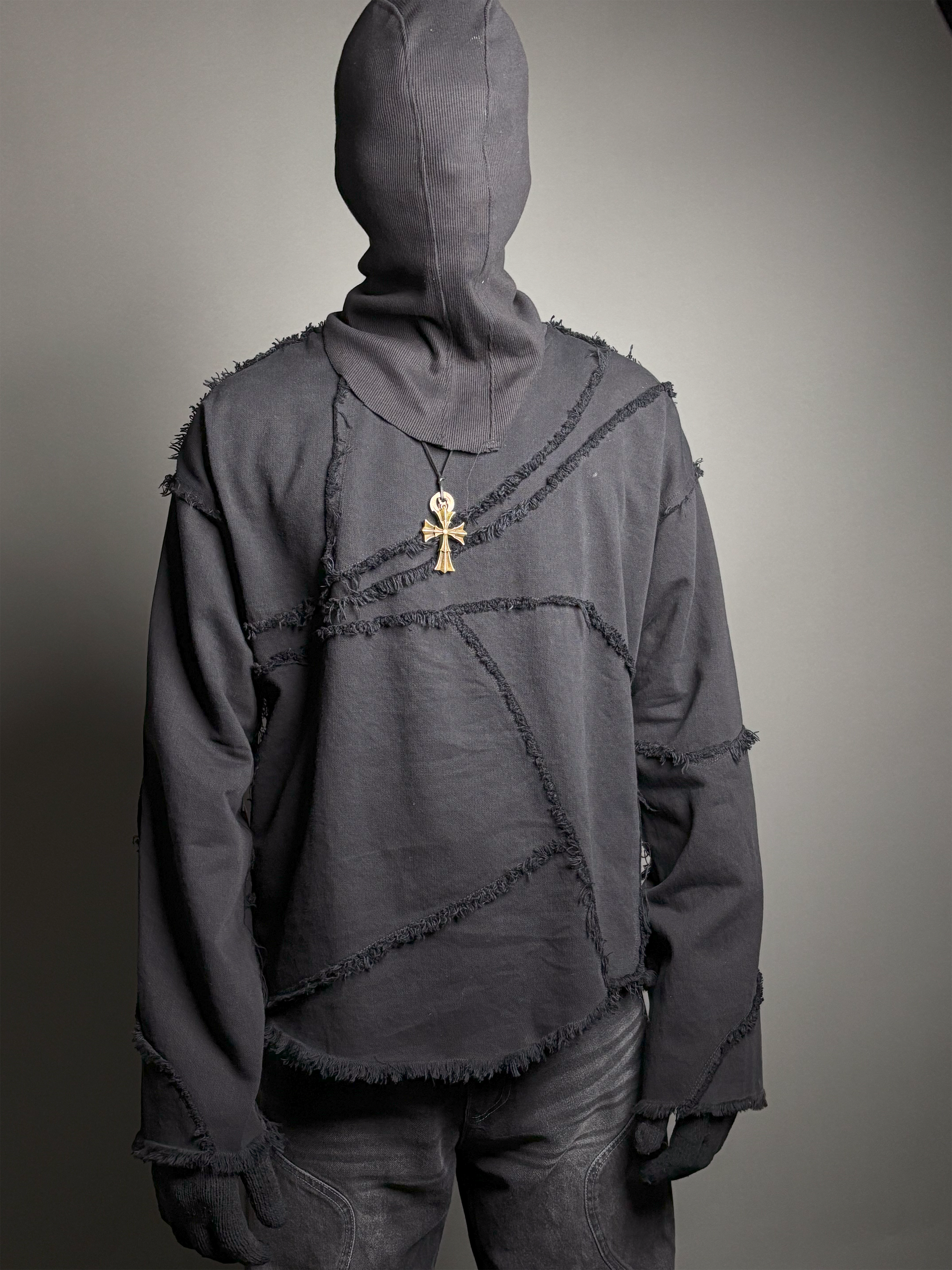 De-contructed Denim Tee | Work of Art