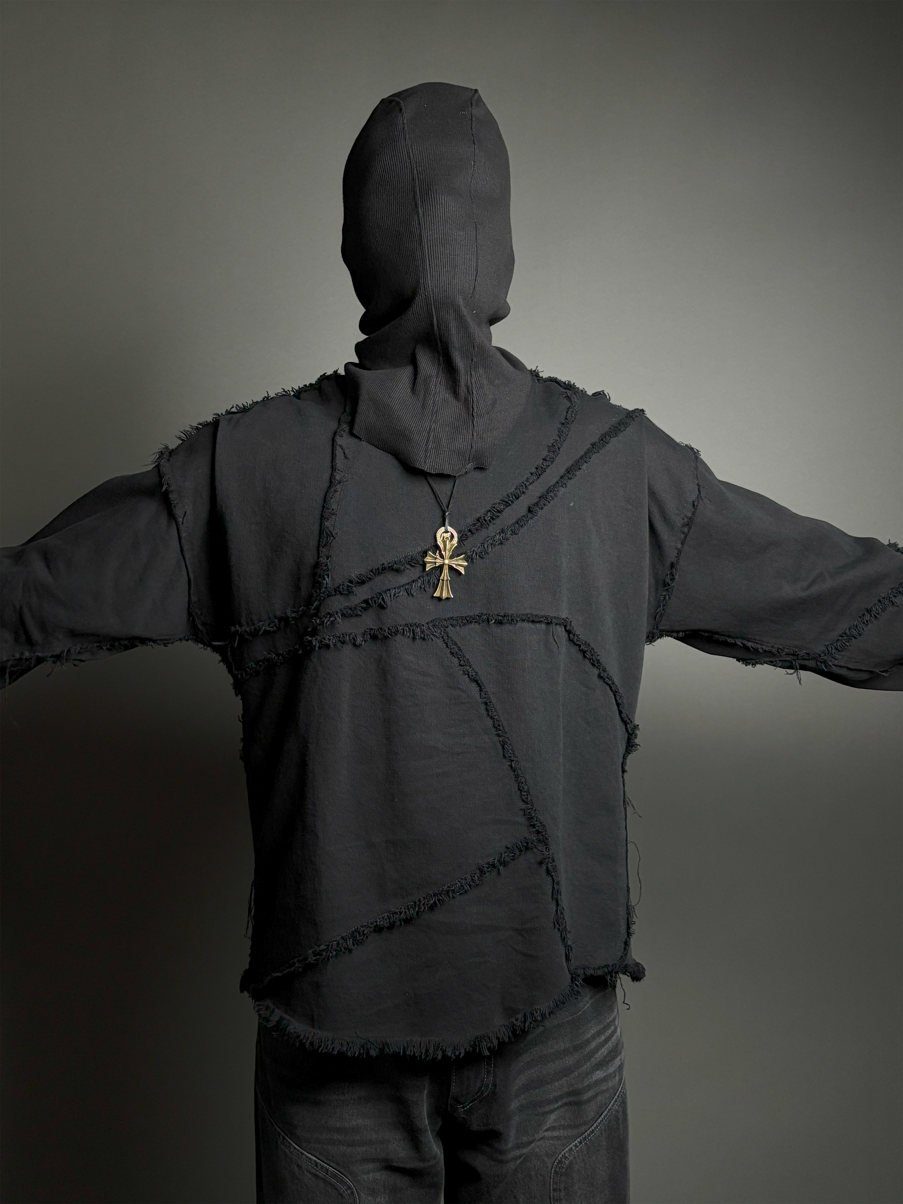 De-contructed Denim Tee | Work of Art