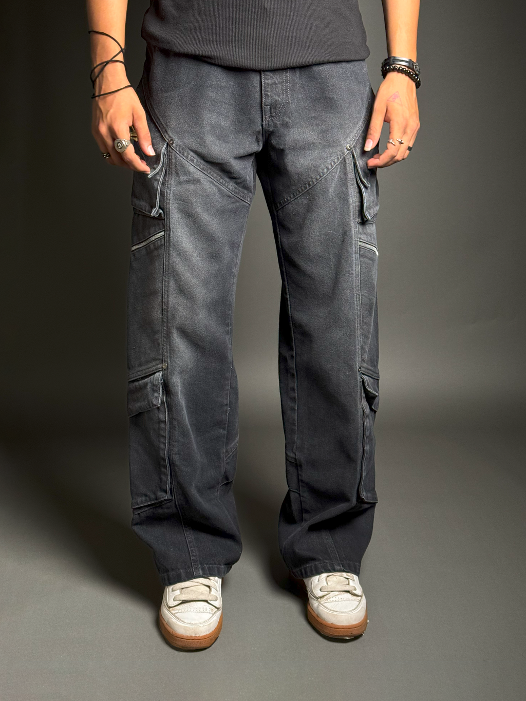 Black Chained Cargos