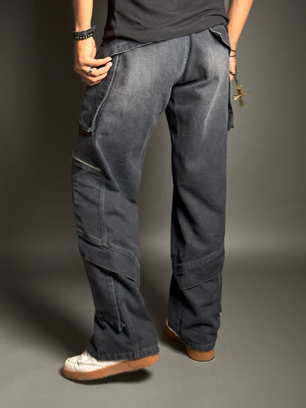 Black Chained Cargos