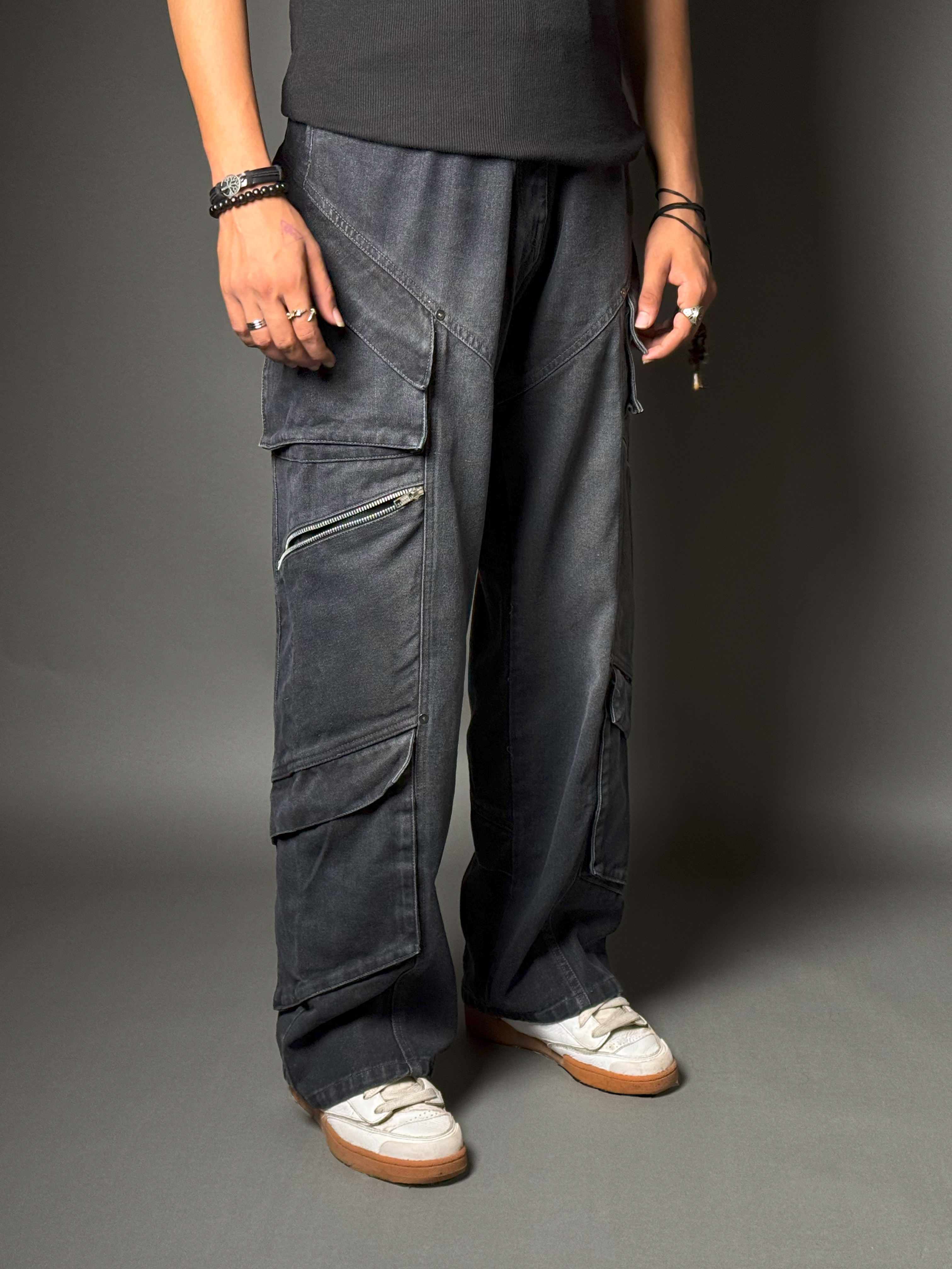 Black Chained Cargos