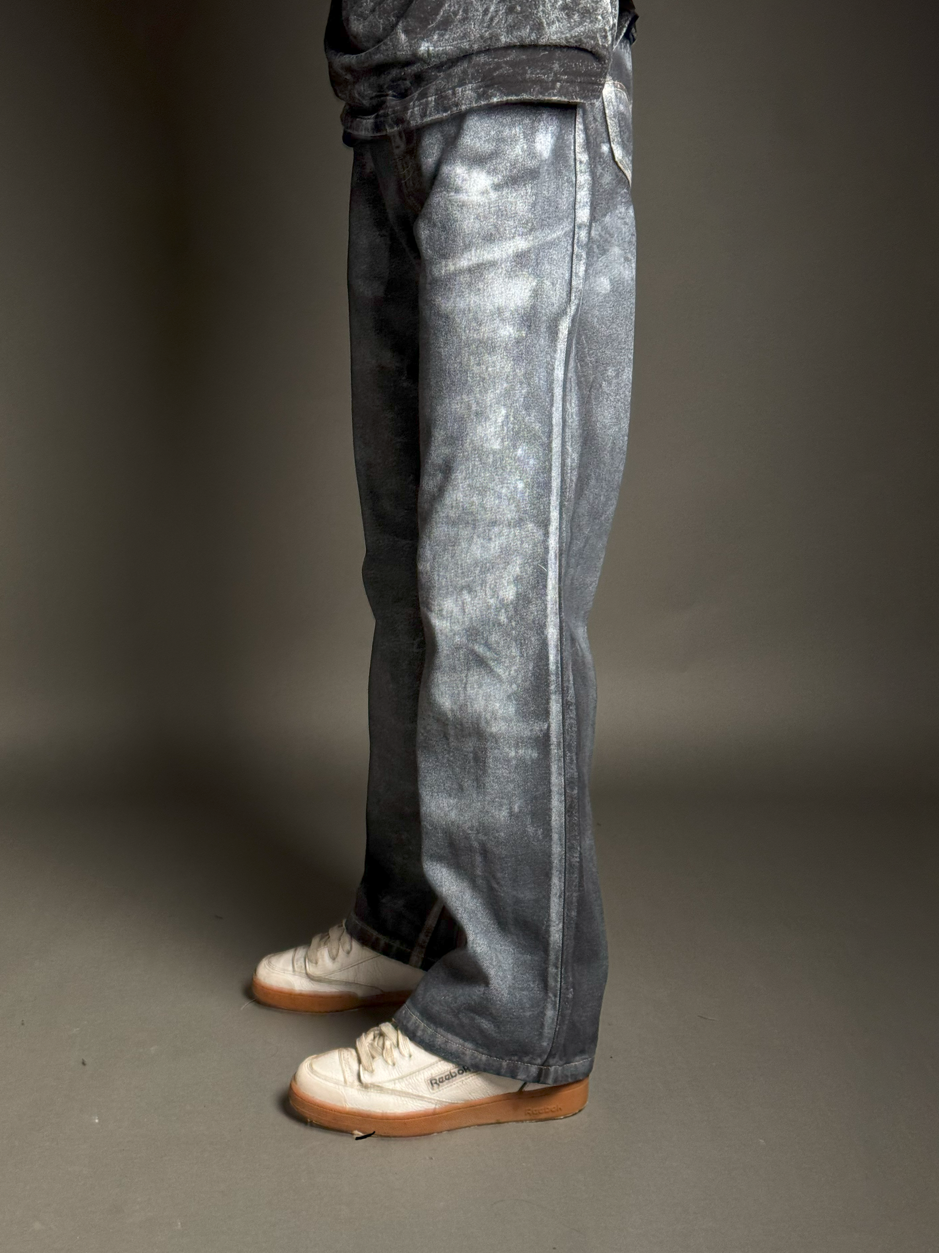 White Splash Paint pants