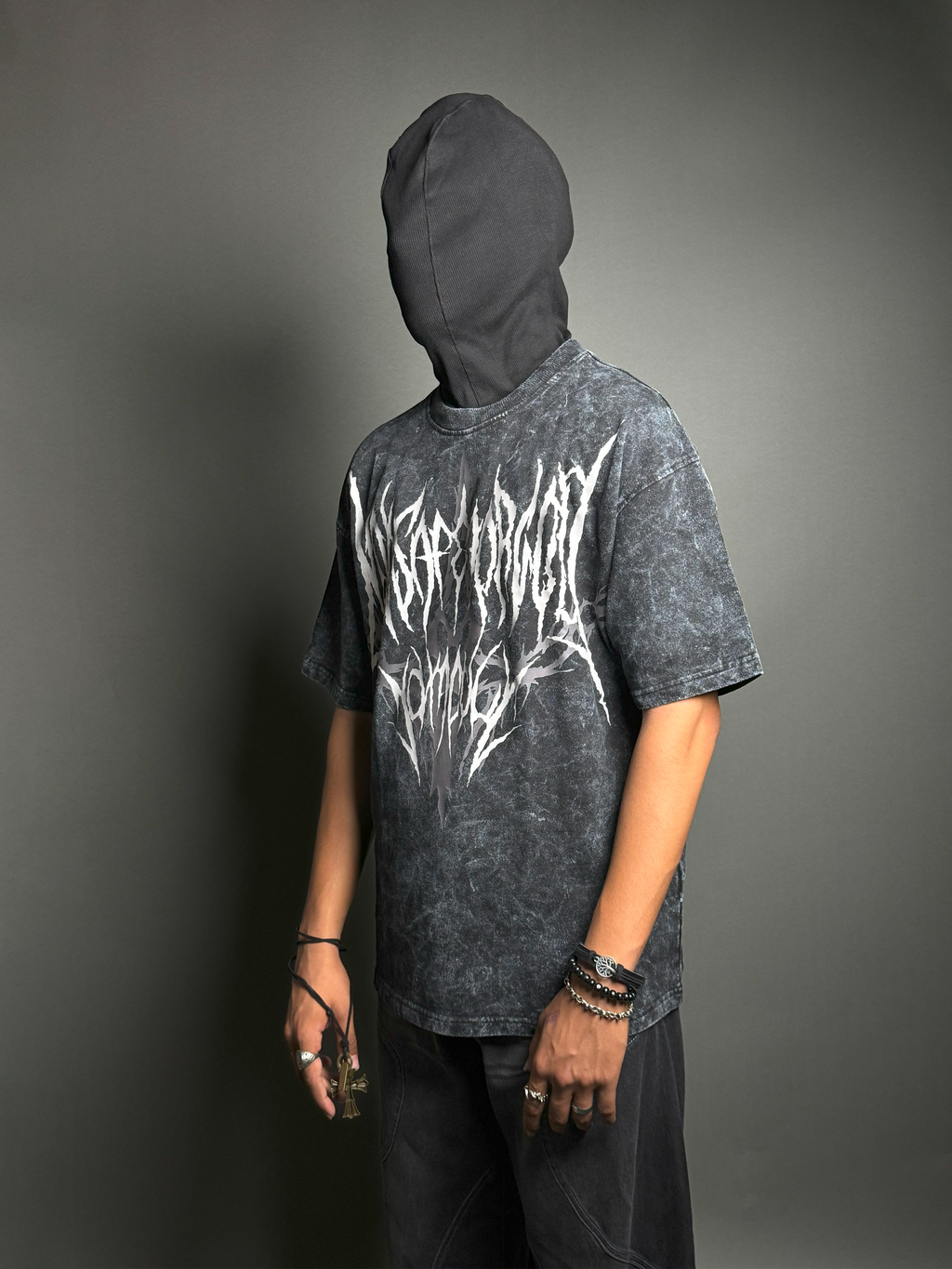 Black Metallic Signature T-shirt
