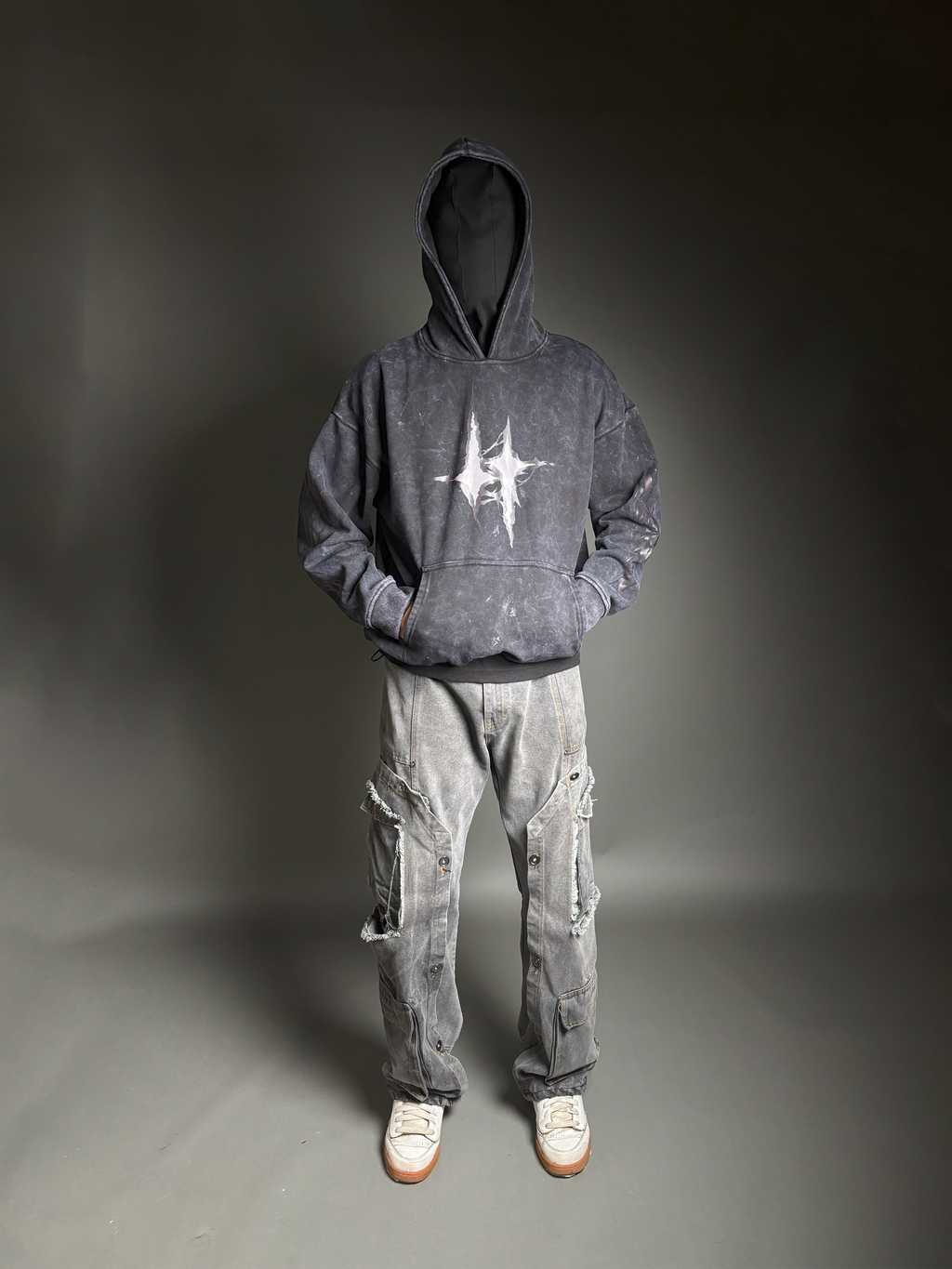 Black Metallic Signature Hoodie