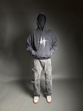 Black Metallic Signature Hoodie