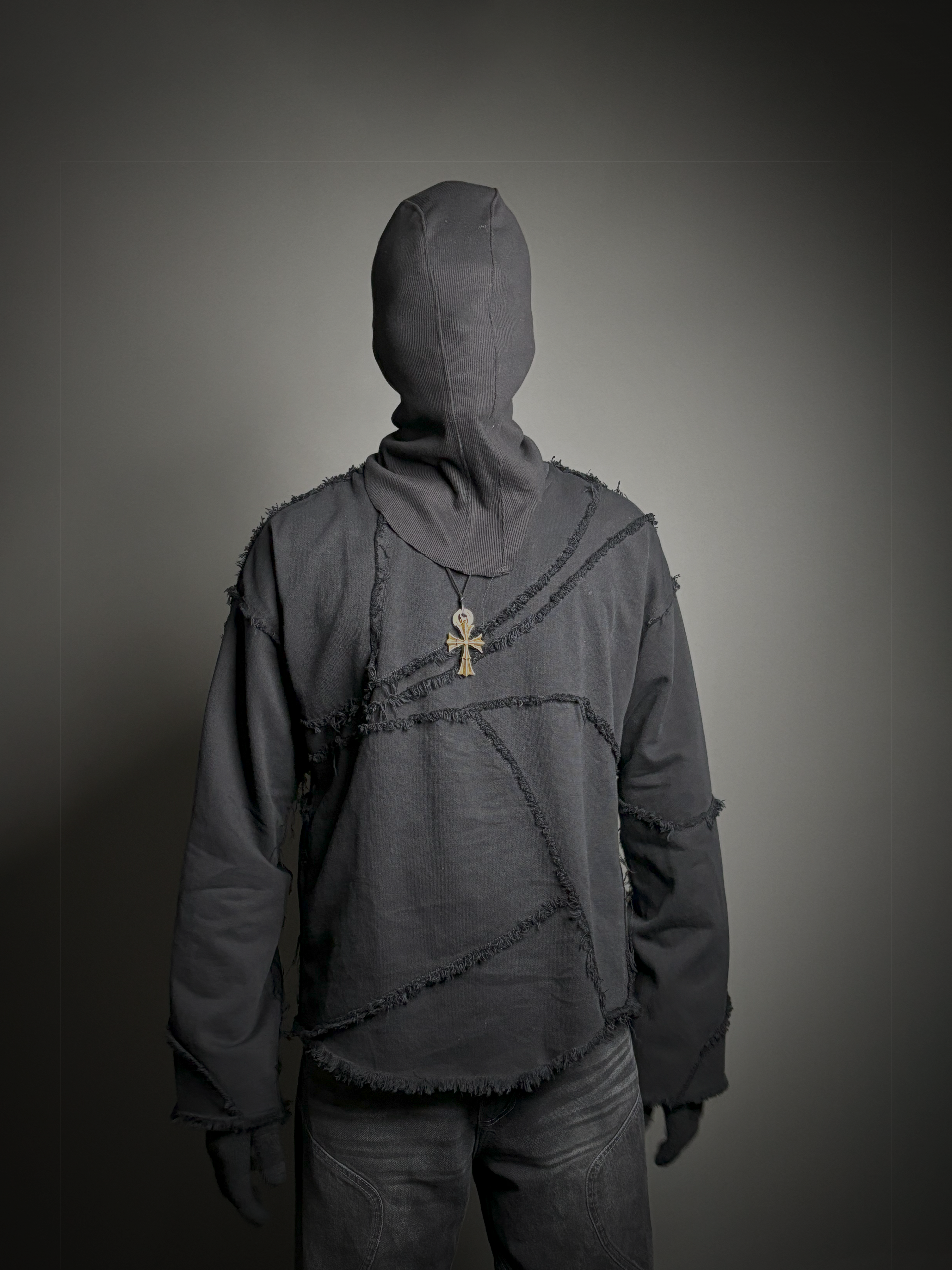 De-contructed Denim Tee | Work of Art