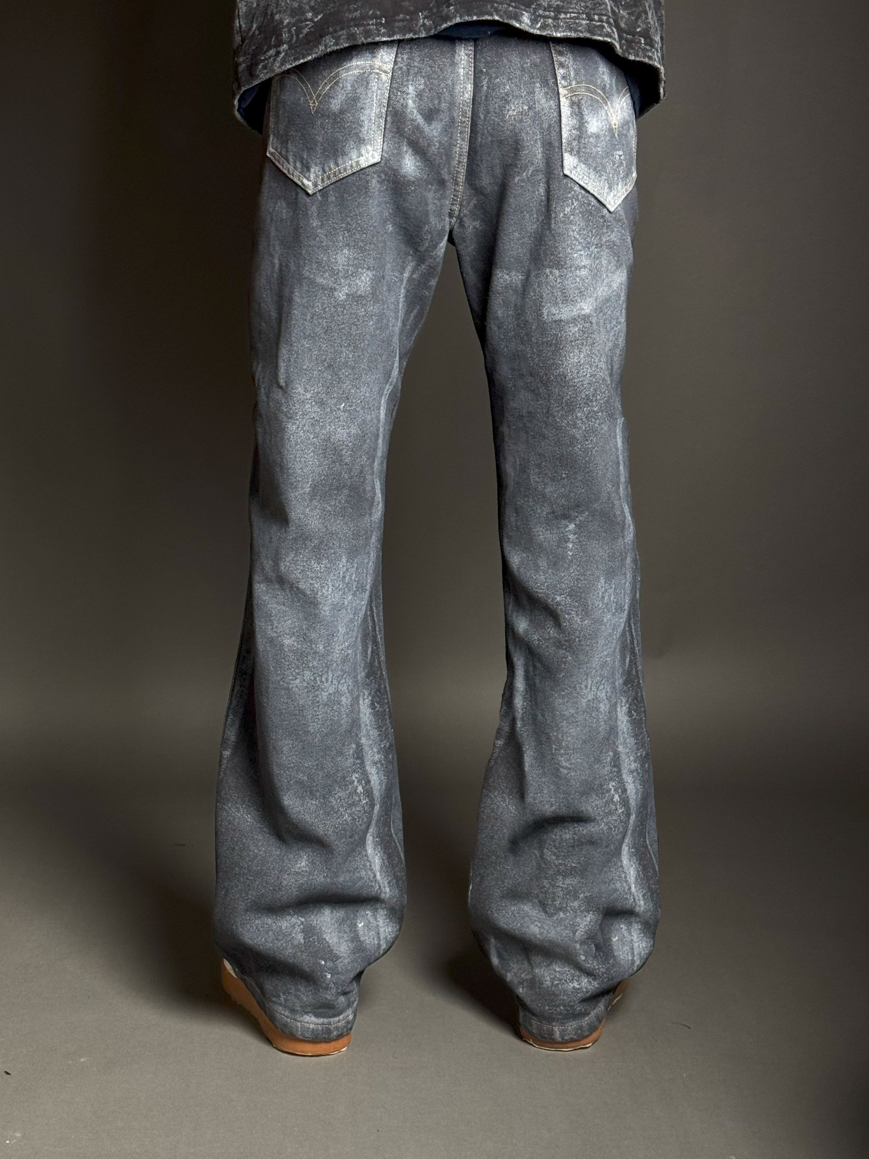 White Splash Paint pants